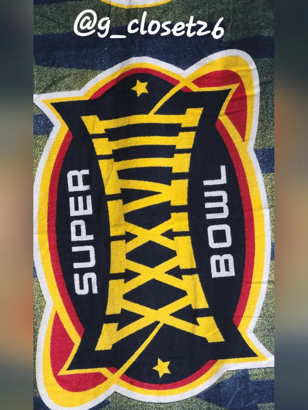 NFL Superbowl XXXVIII Towel